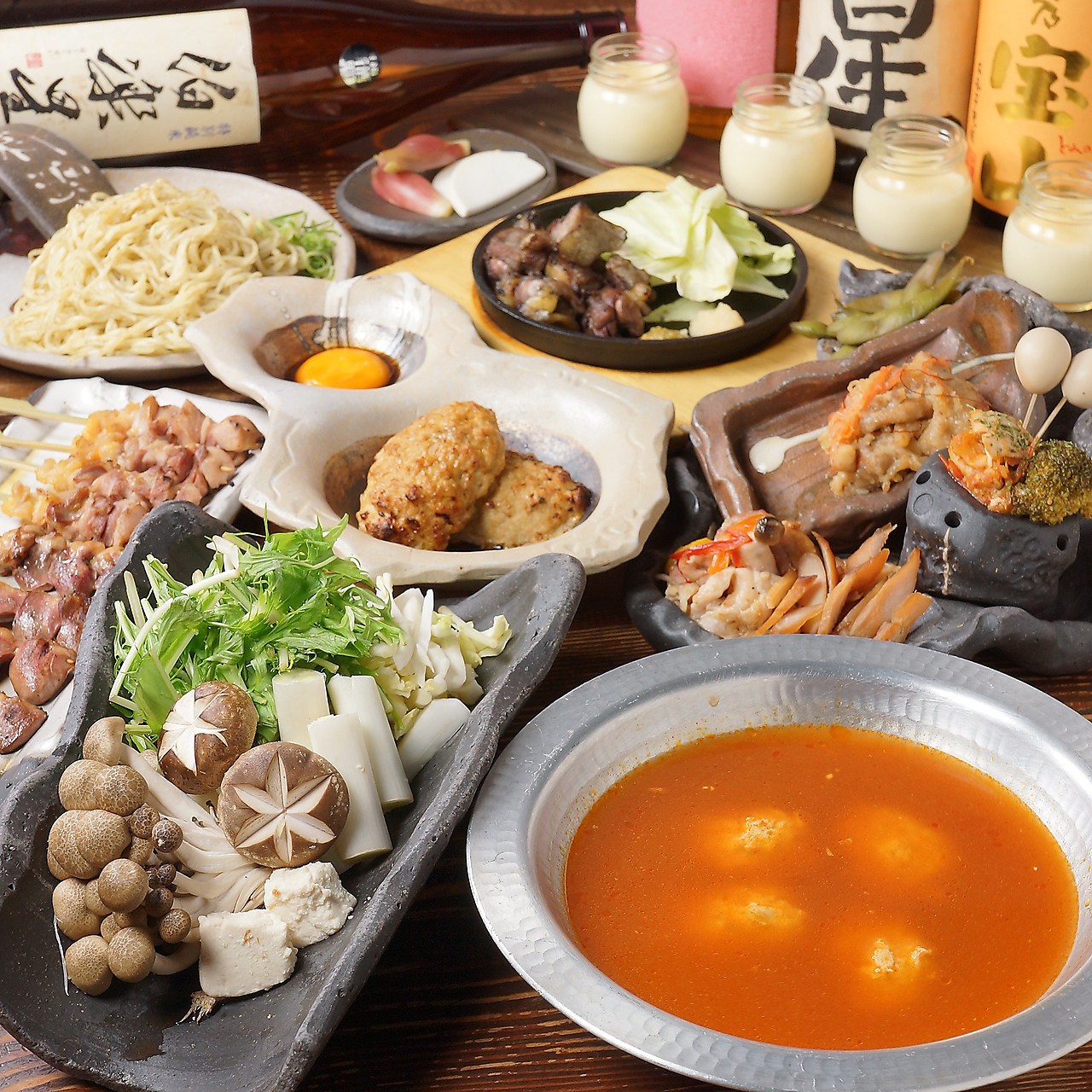 種類豊富な料理メニュードリンクでおもてなし @布施/飲み放題/居酒屋/焼き鳥/半個室/鶏鳥Ｋｉｔｃｈｅｎゆう　布施本店