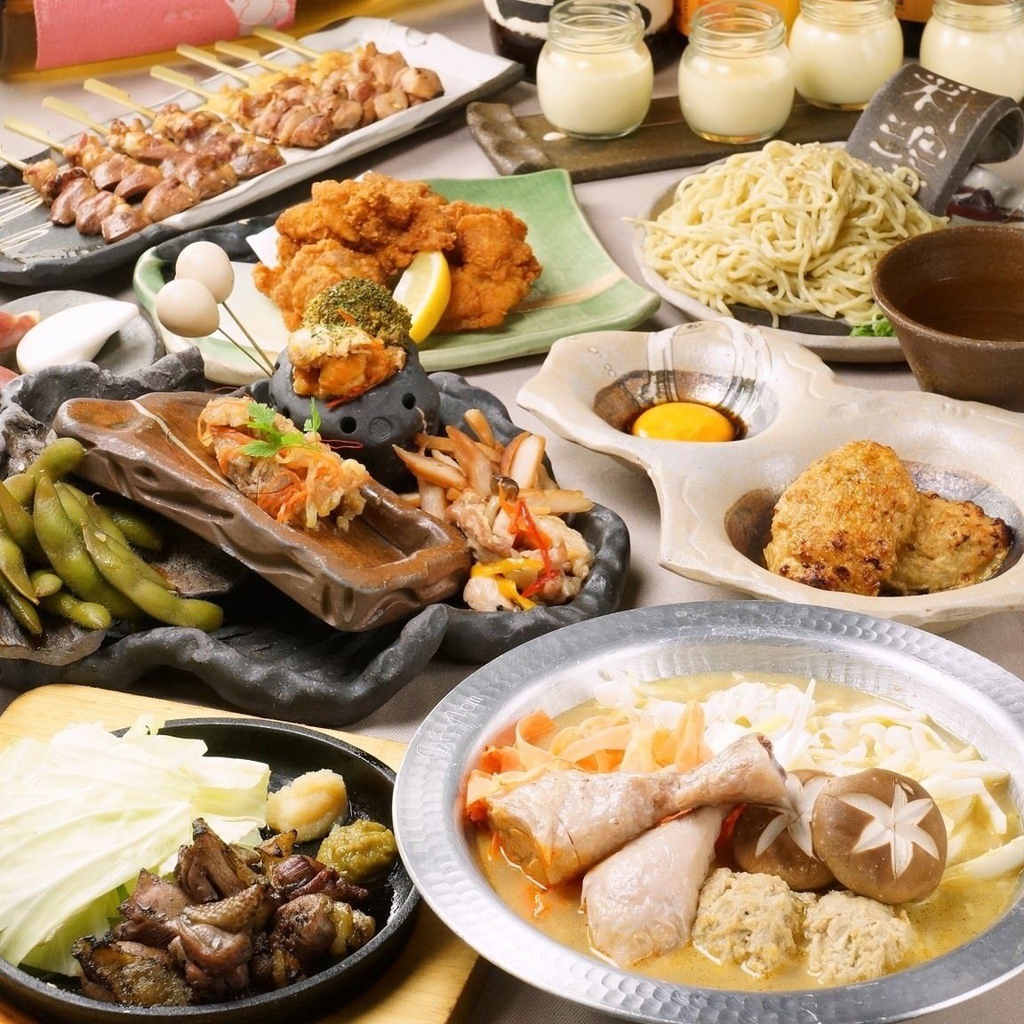 駅近すぐ雨にぬれずに！お仕事帰りにサクッと！ @布施/半個室/焼き鳥/居酒屋/飲み放題/鶏鳥Ｋｉｔｃｈｅｎゆう　布施本店