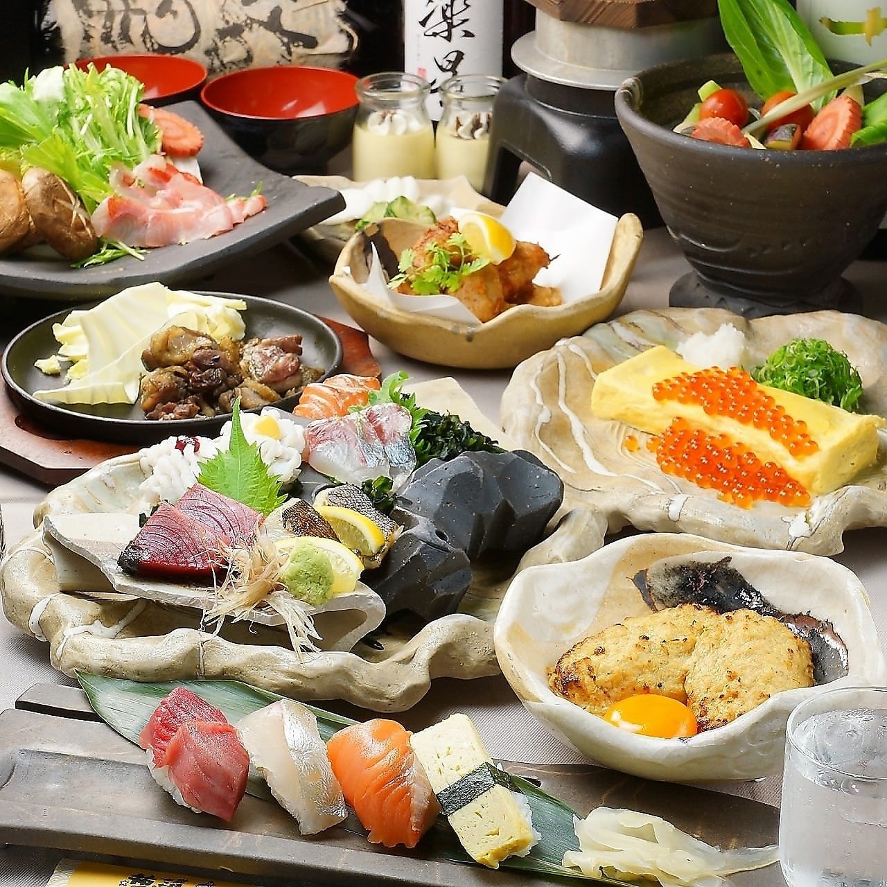 河内小阪駅からすぐの和食居酒屋 @小坂/居酒屋/宴会/半個室/寿司/お寿司と焼鳥キッチン 祐星 小阪