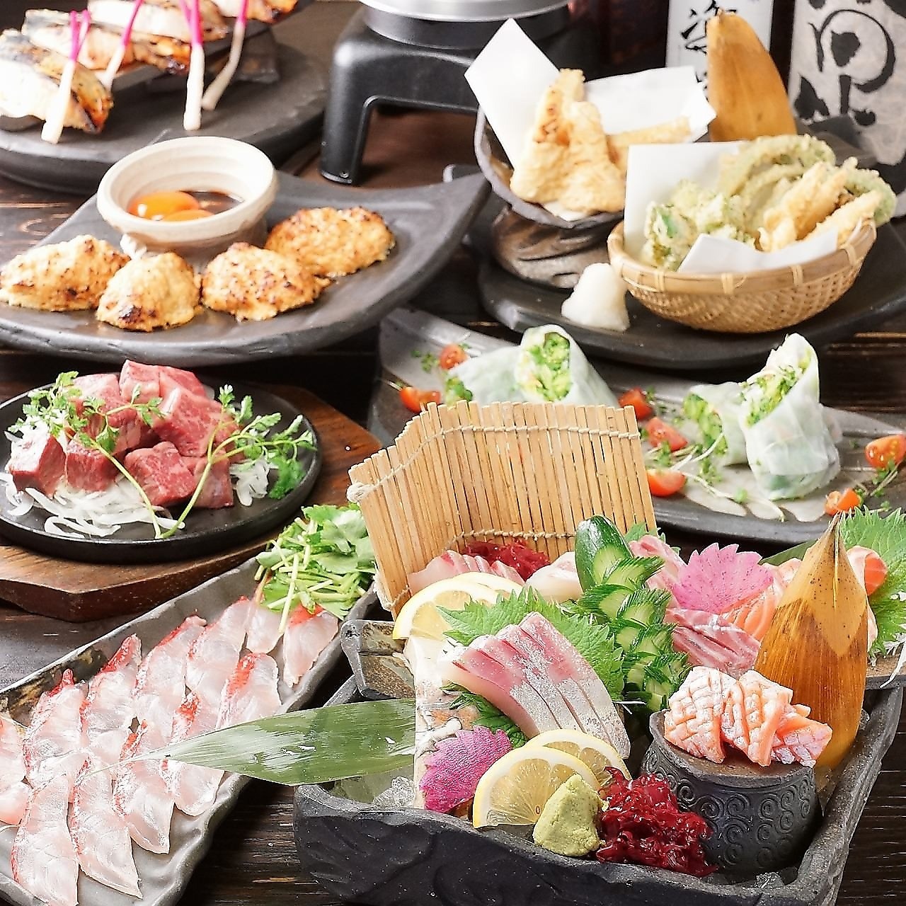 鮮度抜群の海鮮をお腹いっぱい味わえる @小坂/半個室/居酒屋/寿司/焼き鳥/お寿司と焼鳥キッチン　祐星　小阪